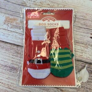 Holiday Time Dog Socks • Sz XS/S • NWT!